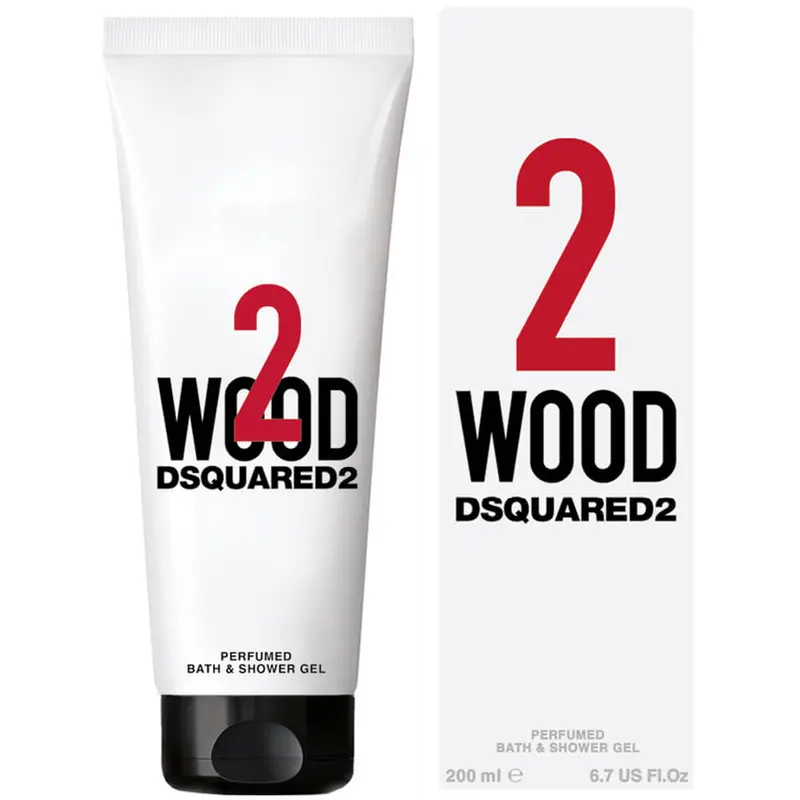 2 Wood Bath & Shower Gel Doccia Schiuma