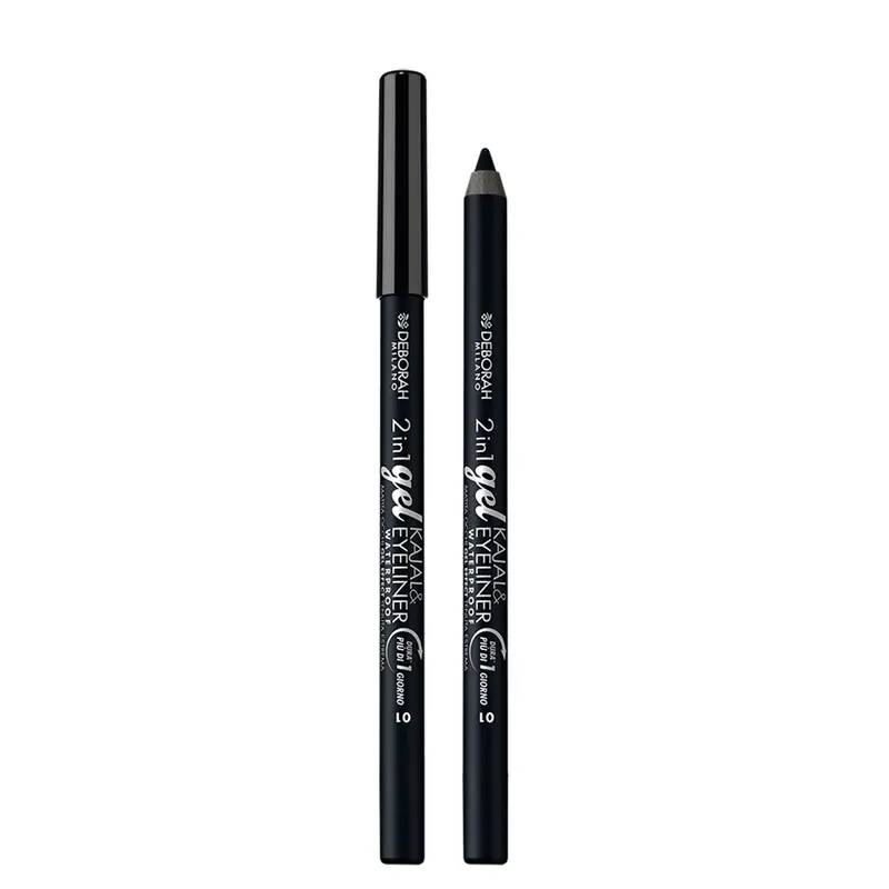 2in1 Gel Kajal & Eyeliner Waterproof Matita Eyeliner Occhi