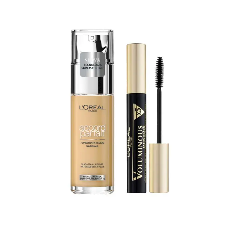 Accord Parfait Fondotinta + Mascara Voluminous