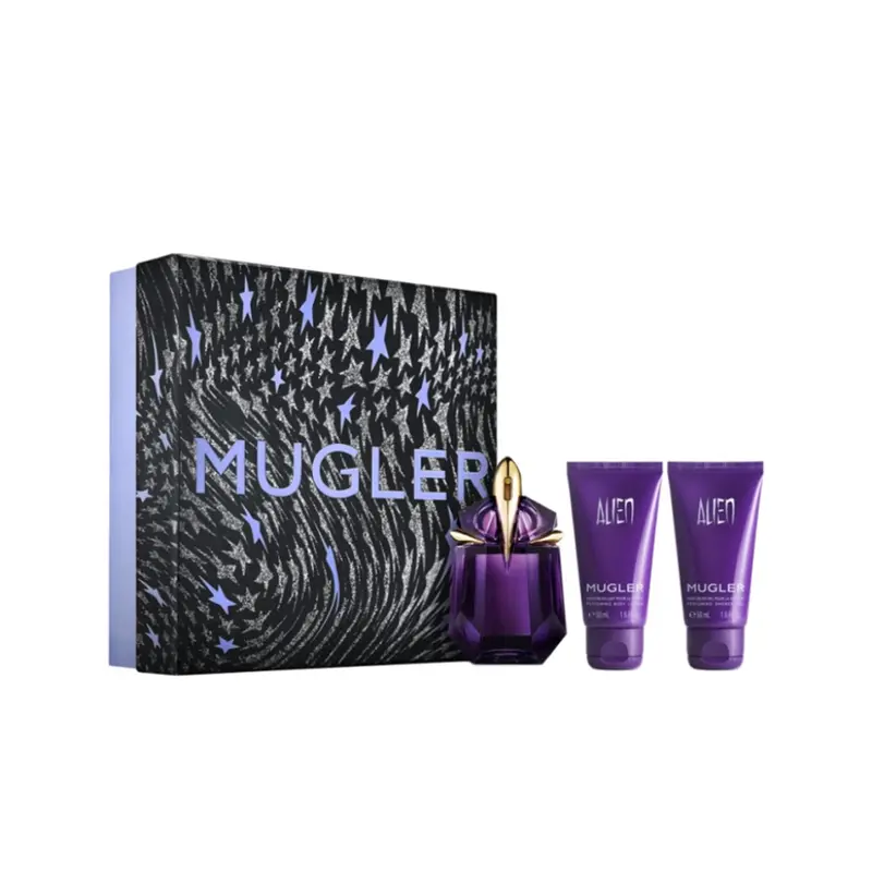 Alien Eau de parfum Ricaricabile Cofanetto regalo con Gel doccia e Latte corpo