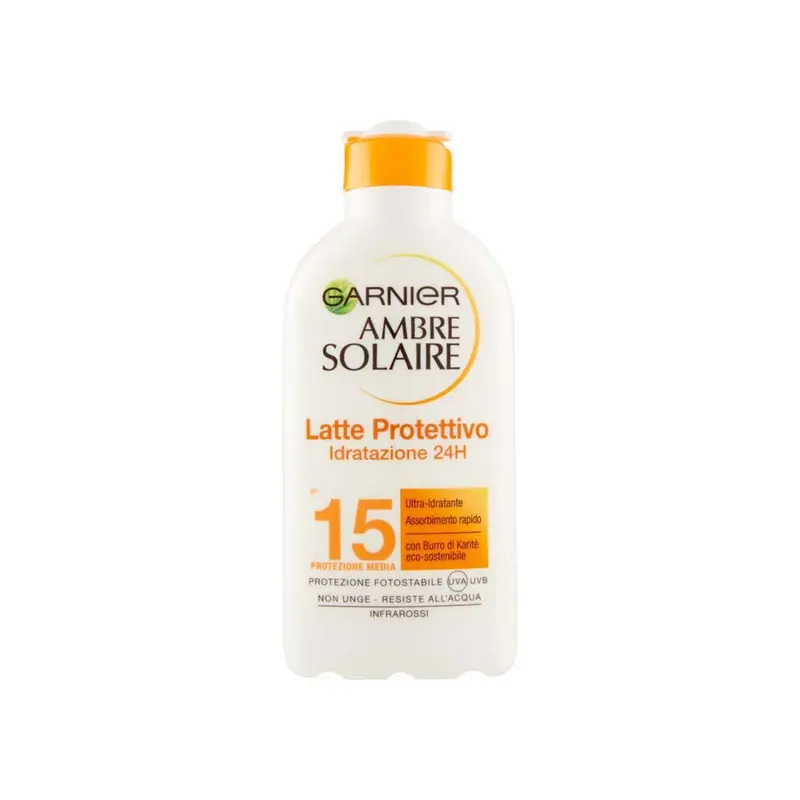 Ambre Solaire Latte Protettivo Idratazione 24h SP15