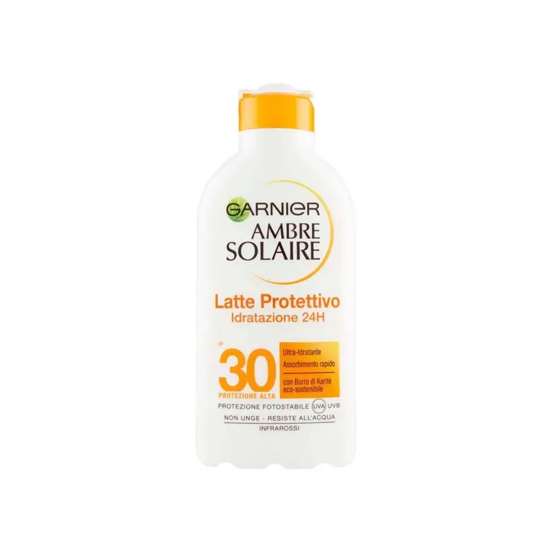 Ambre Solaire Latte Protettivo Idratazione 24h SPF30