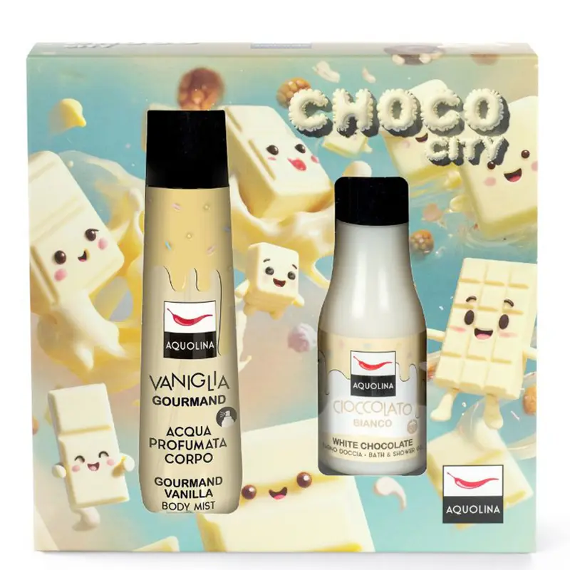 AQUOLINA Choco City Cioccolato Bianco 2 pz