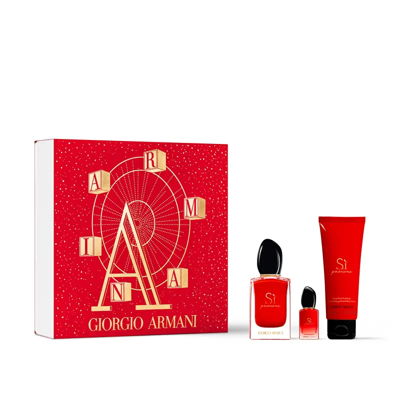 Armani Sì Passione Cofanetto regalo con Latte corpo e Travel Size