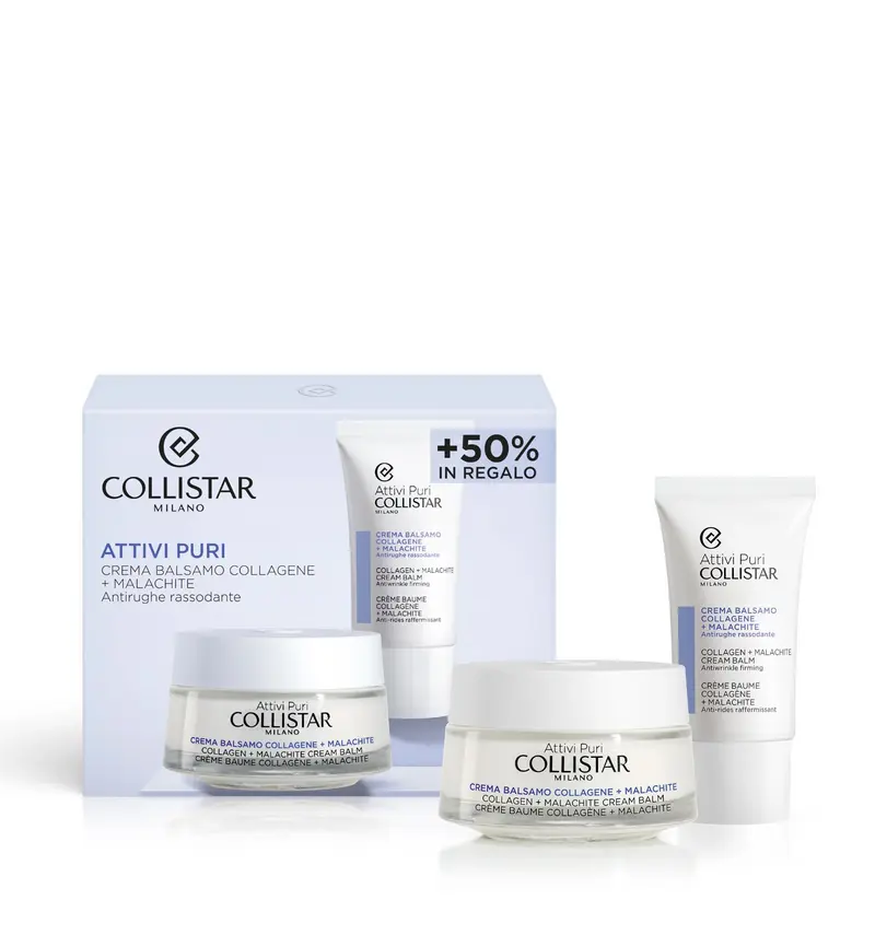 Attivi Puri Crema balsamo collagene + Malachite Cofanetto
