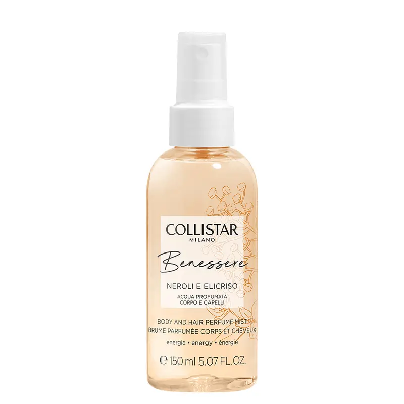 Benessere Neroli Elicriso Acqua Profumata Corpo e Capelli