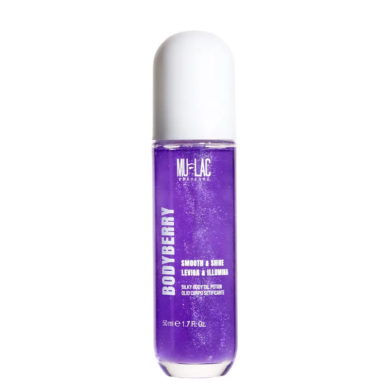 Bodyberry Olio Corpo Setificante con Microperle Illuminanti