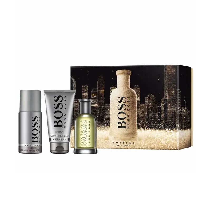 Boss Bottled Eau de toilette Cofanetto regalo con docciaschiuma e deodorante