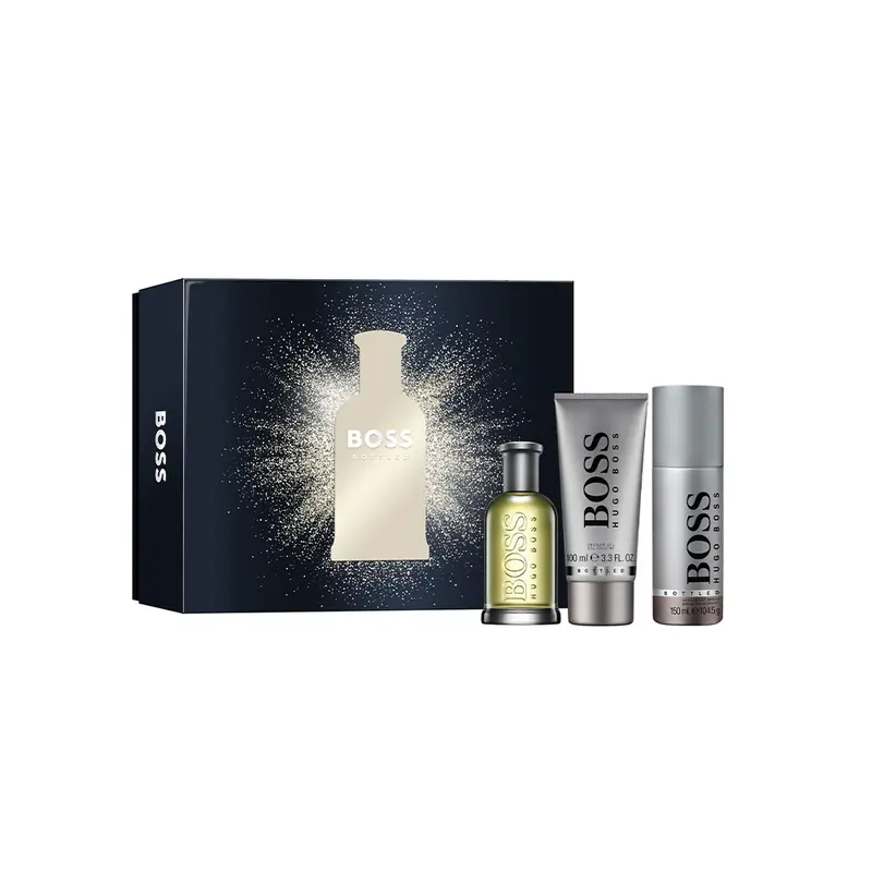 Boss Bottled Eau de toilette Cofanetto regalo con Shower gel e deodorante