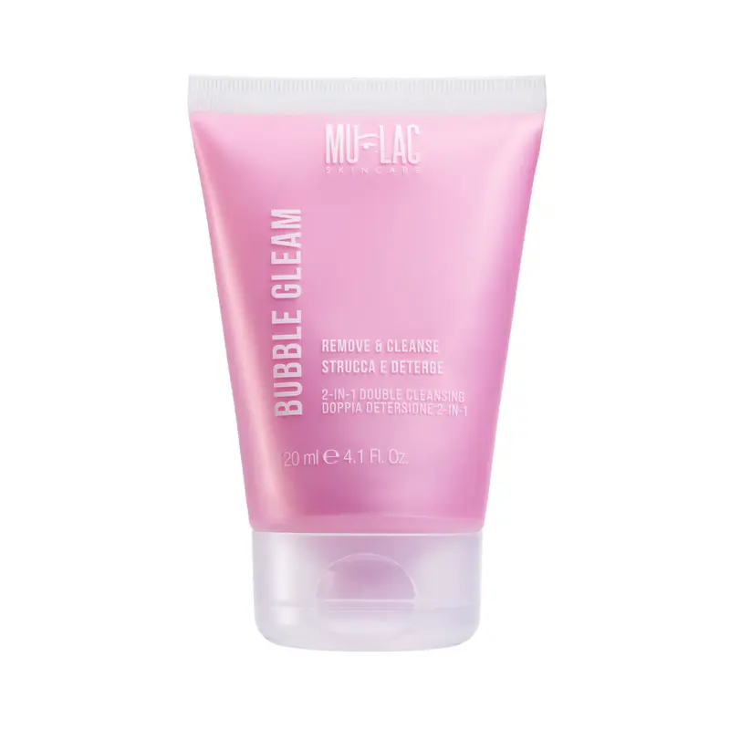 BUBBLE GLEAM - DETERGENTE VISO DOPPIA DETERSIONE 2-IN-1