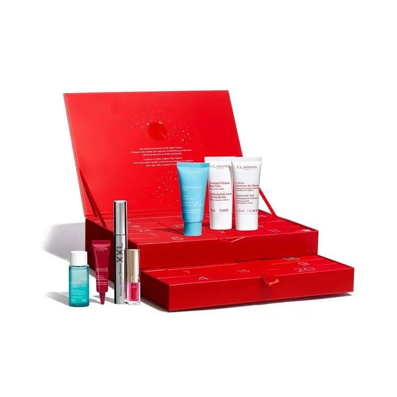 Calendario dell'Avvento 24 giorni Clarins 2025