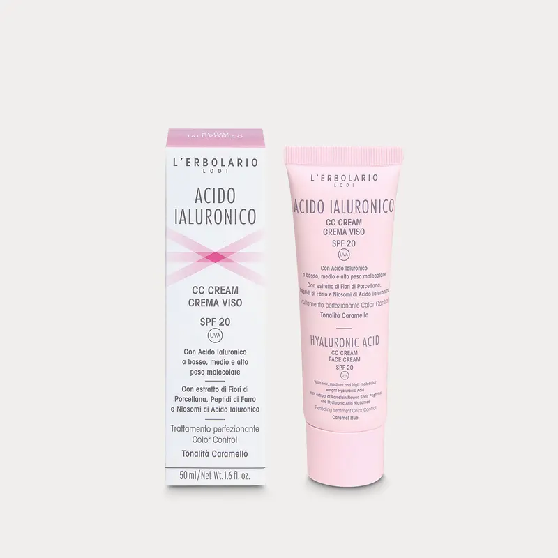 CC Cream tonalità Caramello Acido Ialuronico