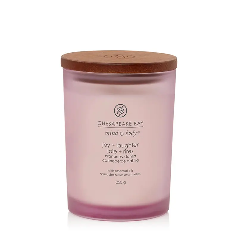 Chesapeake Bay Candle Joy & Laughter (Cranberry Dahlia) Media  Laughter (Cranberry Dahlia)