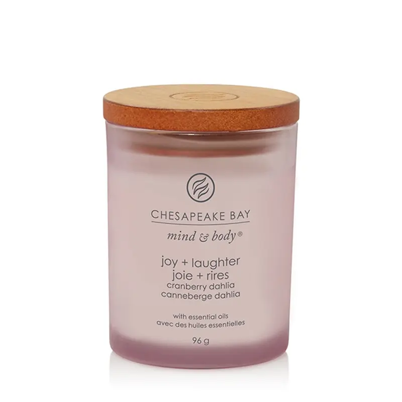 Chesapeake Bay Candle Joy & Laughter (Cranberry Dahlia) Piccola aughter (Cranberry Dahlia)