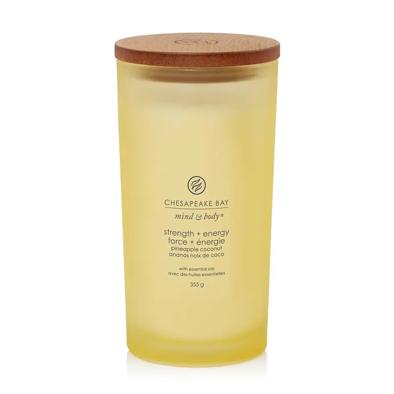 Chesapeake Bay Candle Strength & Energy (Pineapple Coconut) Grande th & Energy (Pineapple Coconut)