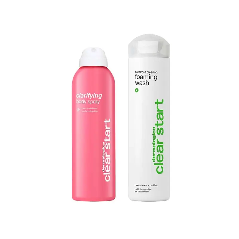 Clarifying Body Spray + Breakout Clearing Foaming Wash