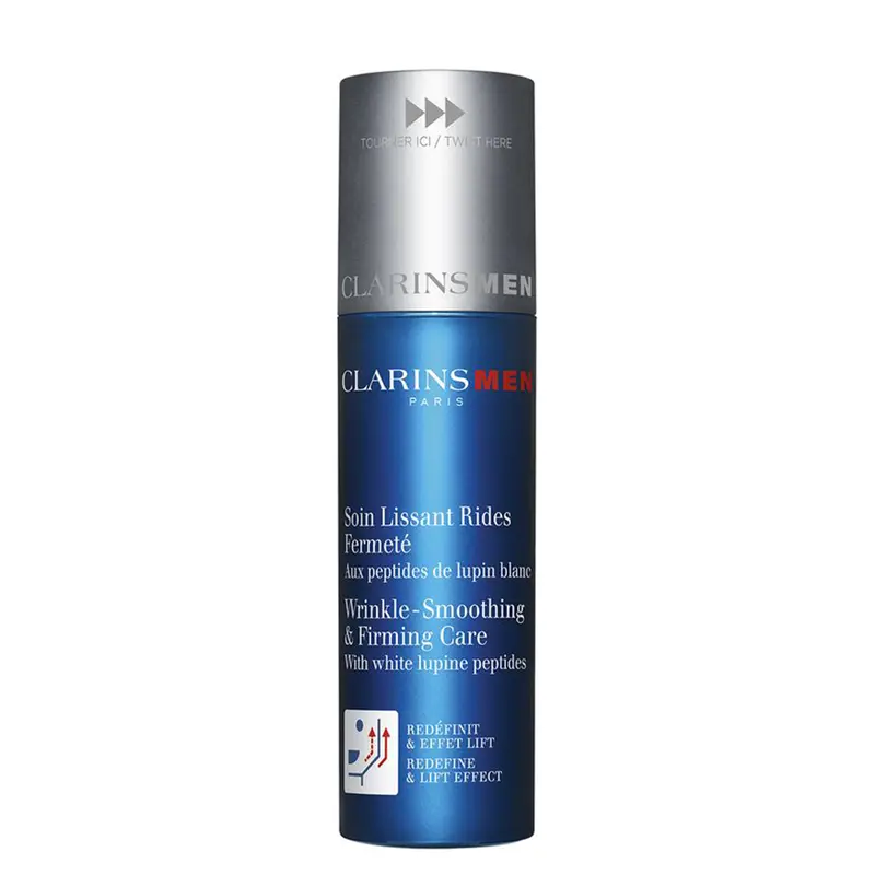 Clarins Men Soin Lissant Rides Fermete Trattamento Levigante Rassodante Antirughe