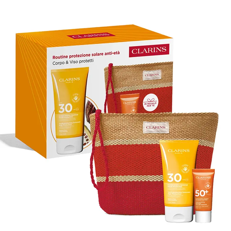 Clarins Routine protezione solare anti-età Set V1