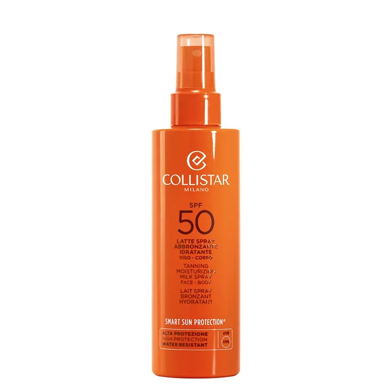 Collistar Latte Spray Abbronzante Idratante Spf50