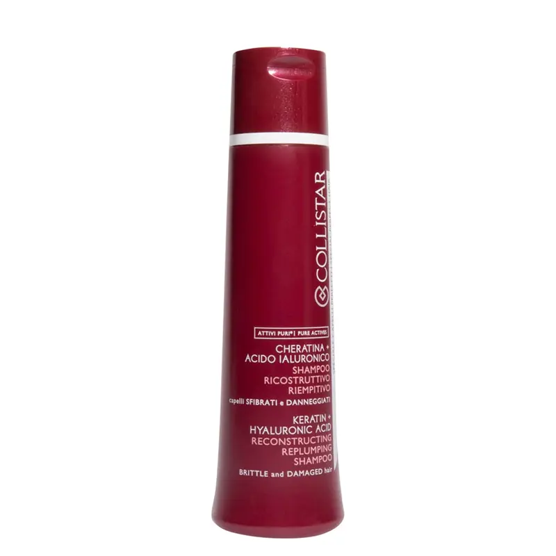 Collistar Shampoo Ricostruttivo Riempitivo Cheratina + Acido Ialuronico 250 ml