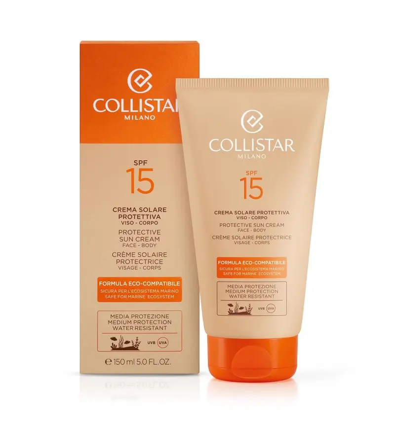 COLLISTAR SOLARI CREMA PROTETTIVA VISO/CORPO SPF15 150ML