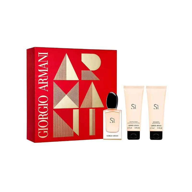 Confezione Armani Si Eau de parfum con Gel Doccia e Latte corpo
