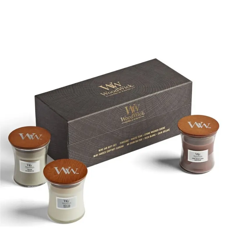 Confezione regalo candele Legnose piccole