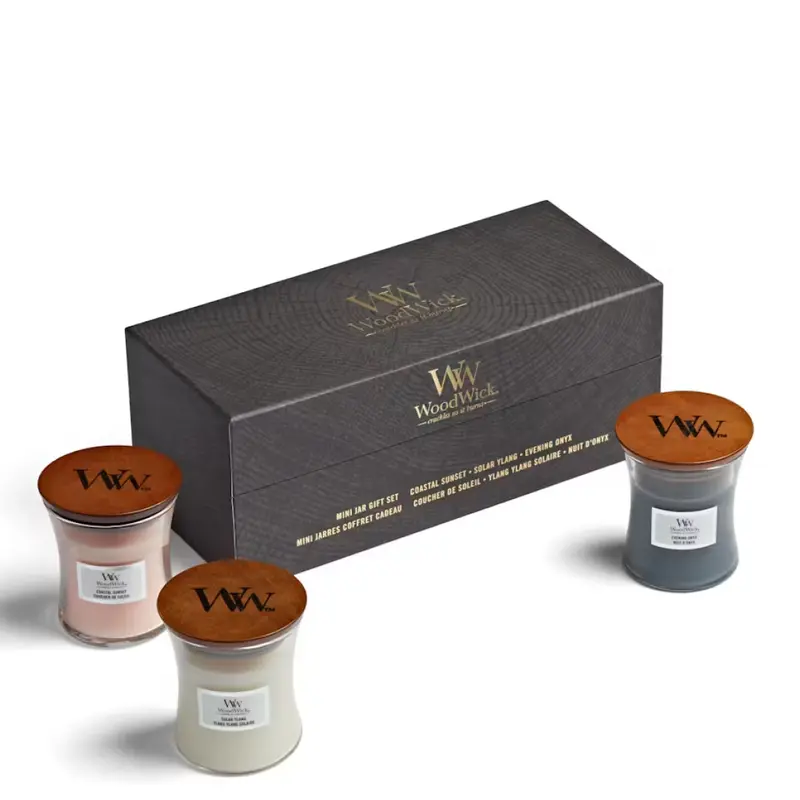 Confezione regalo floreale candele piccole