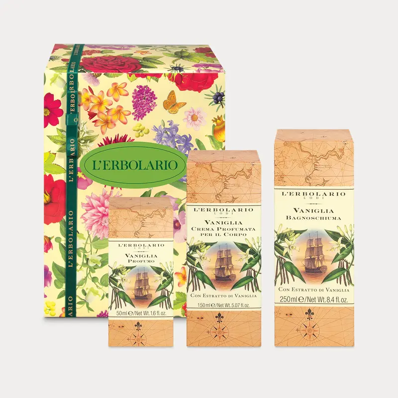 Confezione regalo Trio Profumo Vaniglia