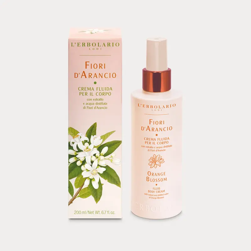 Crema Fluida per il Corpo Fiori d'Arancio