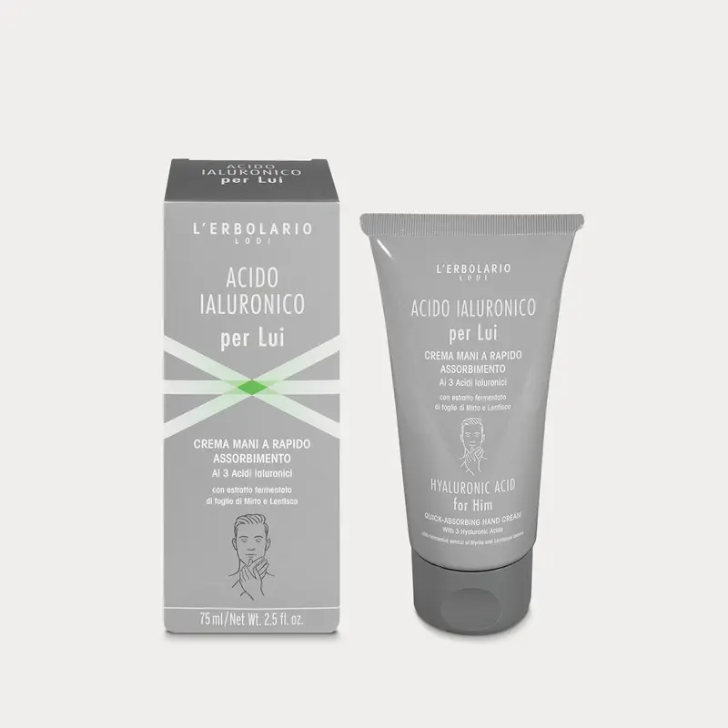 Crema Mani Acido Ialuronico per Lui