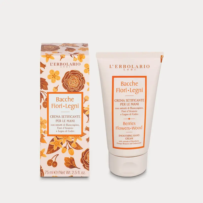Crema Setificante per le Mani Bacche Fiori Legni