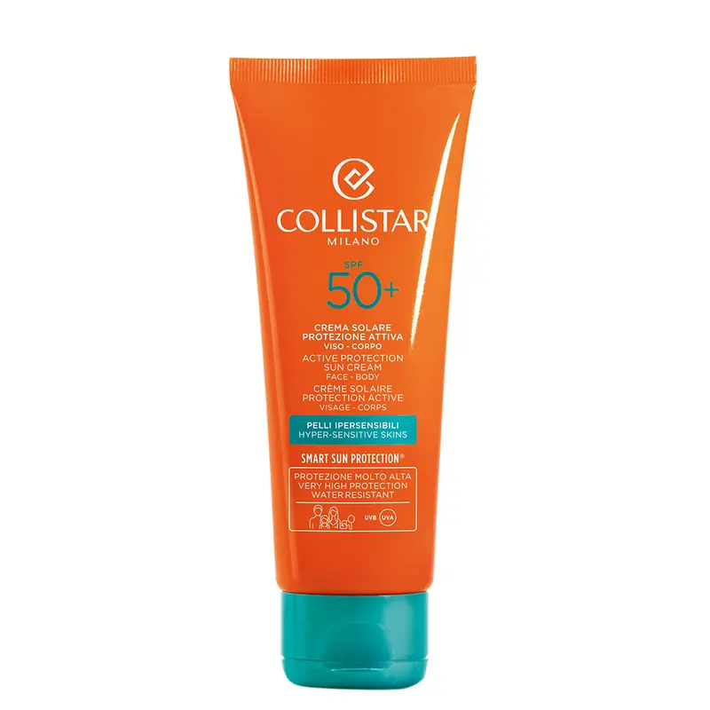 Crema Solare Protezione Attiva SPF 50 Pelli Sensibili