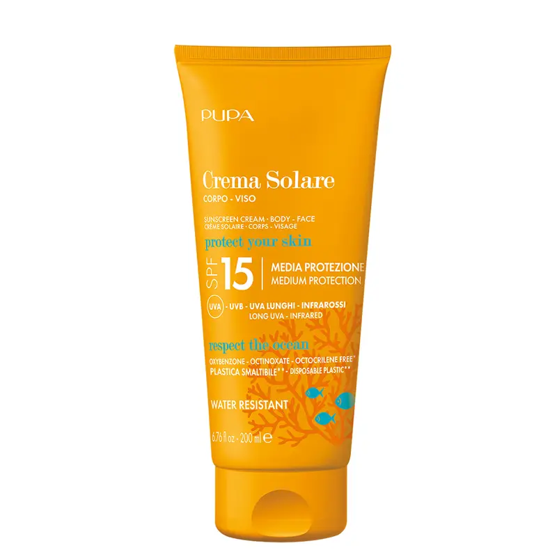 Crema Solare Viso e Corpo SPF 15