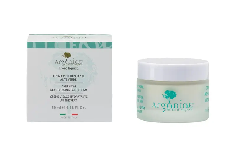 Crema Viso Idratante al Tè Verde e Argan