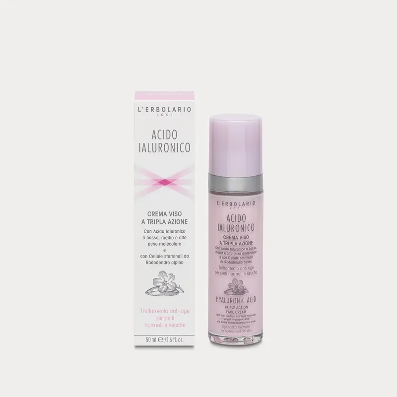 Crema Viso per Pelli Normali e Secche Acido Ialuronico