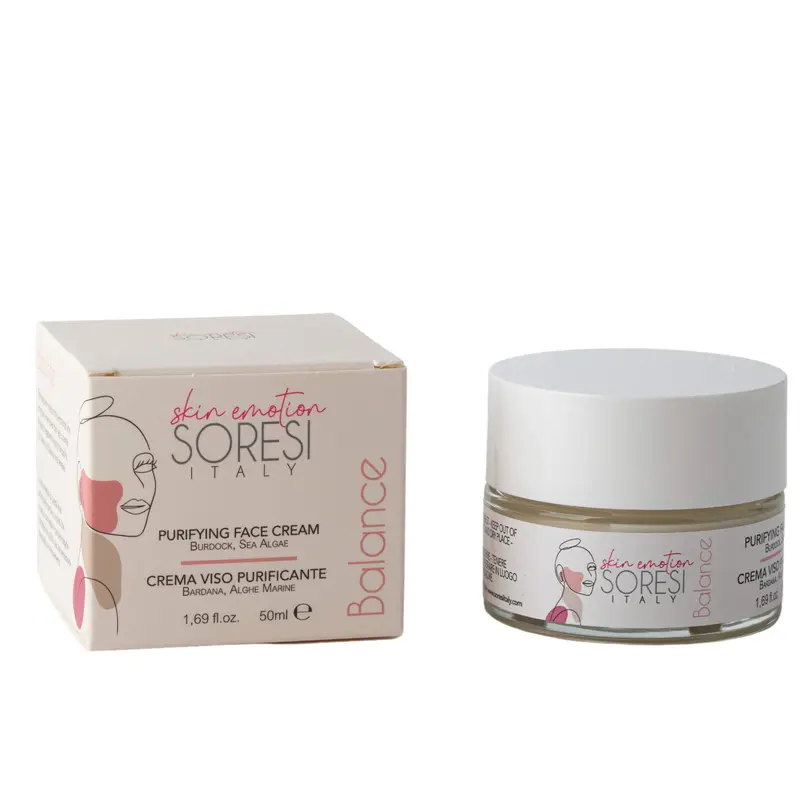 CREMA VISO PURIFICANTE     Per pelli grasse, con eccesso di sebo, acne e pori dilatati
