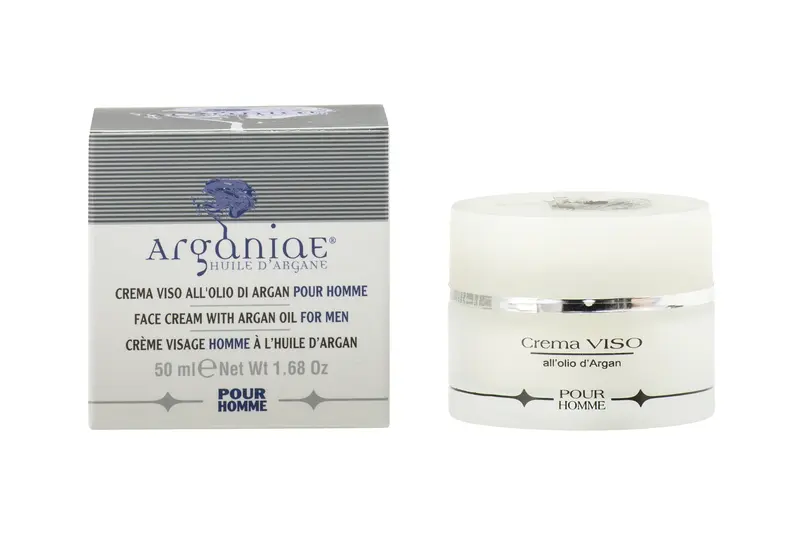 Crema Viso Uomo Anti-Età all’Olio di Argan