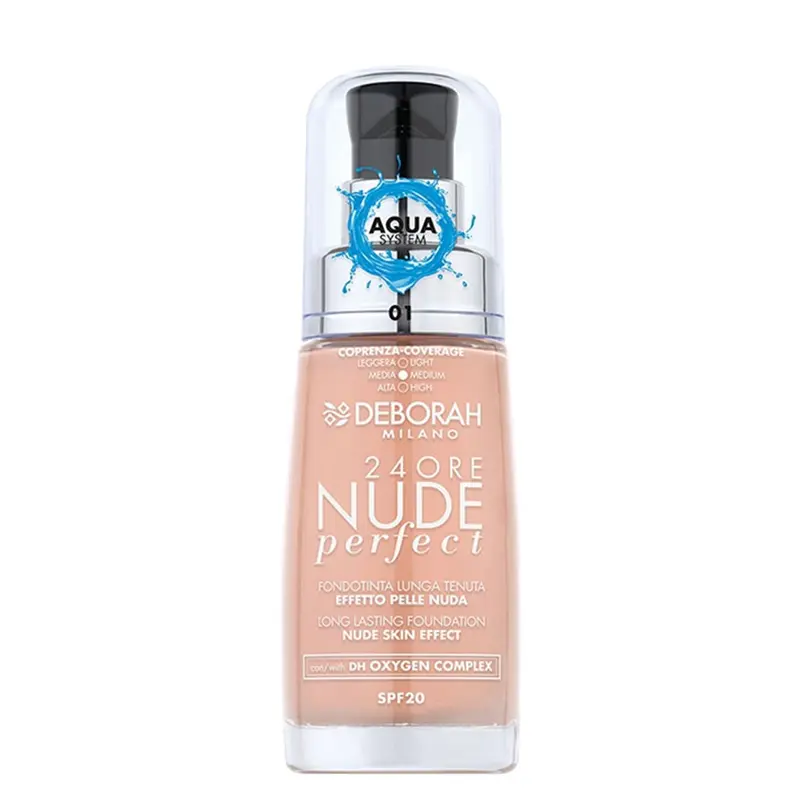 Deborah 24Ore Nude Perfect Fondotinta SPF20 01 Fair
