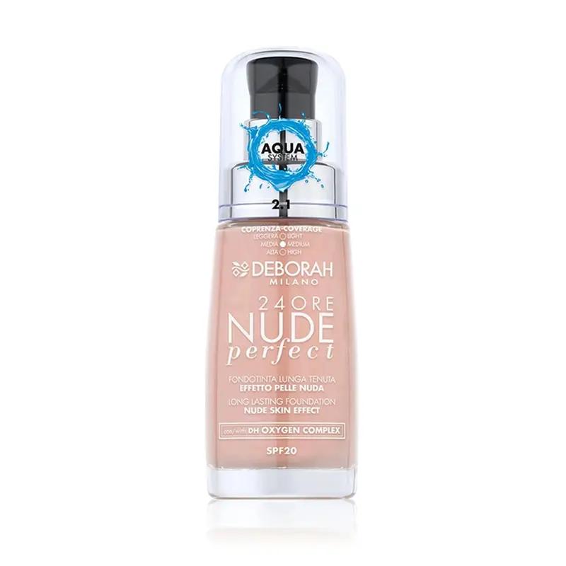 Deborah 24Ore Nude Perfect Fondotinta SPF20 2.1 Vanilla