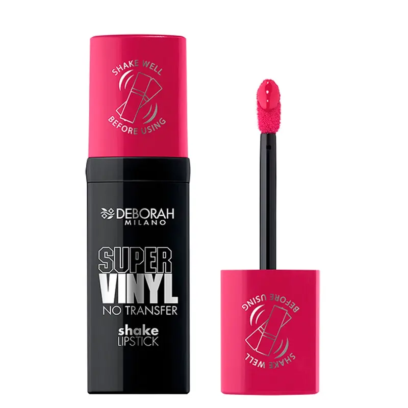 Deborah Super Vinyl No Transfer Shake Lipstick 03 Cherry Pink