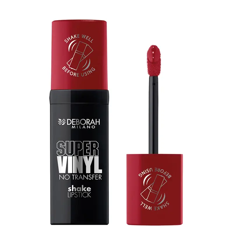 Deborah Super Vinyl No Transfer Shake Lipstick 05 Ruby Red