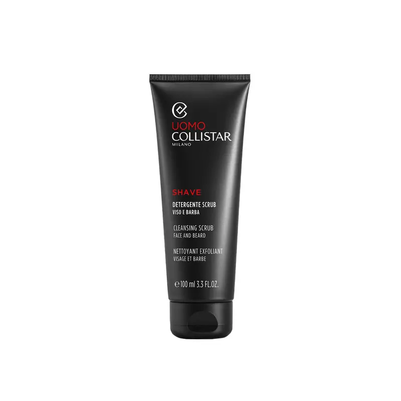 Detergente scrub viso e barba