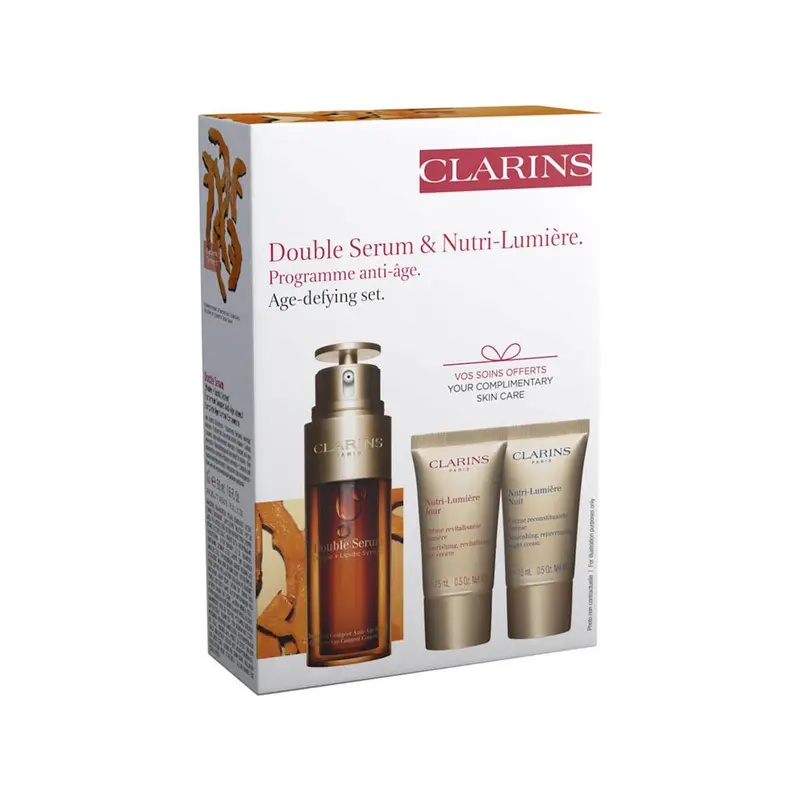 Double Serum + Nutri-Lumiere Cofanetto viso