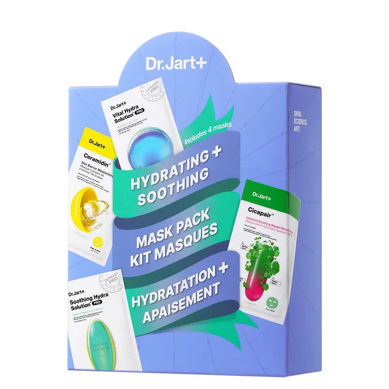 Dr.Jart+ Hydrating & Soothing Mask Kit 4 pz