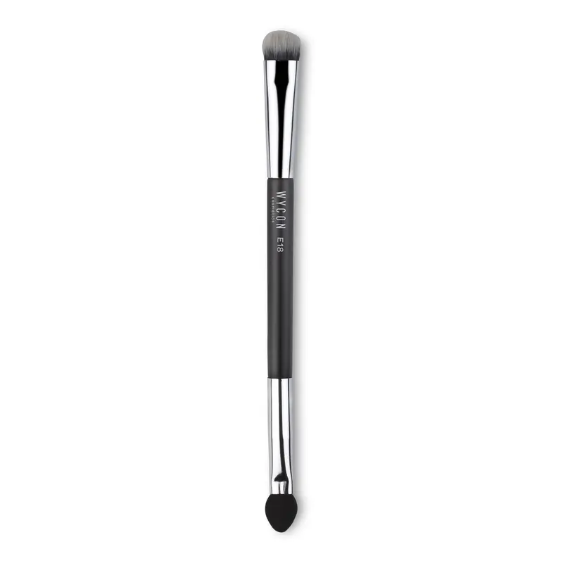 E18 DUO EYESHADOW BRUSH SPONGE + SOFT SHADES APPLICATOR