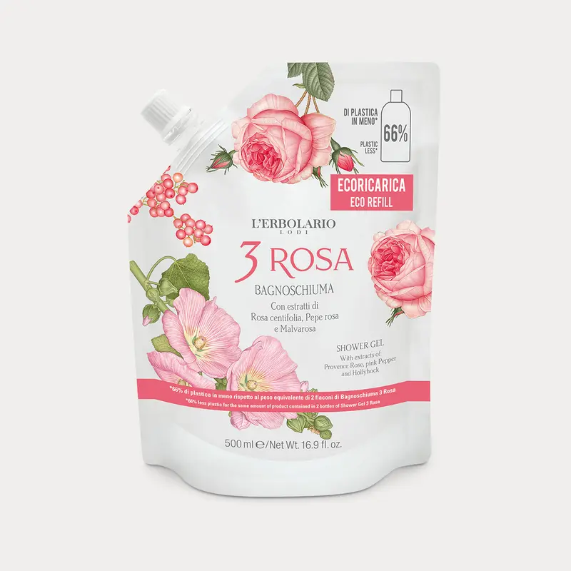 Ecoricarica Bagnoschiuma 3 Rosa