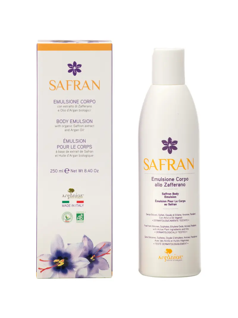 Emulsione Corpo allo Zafferano – Linea Safran
