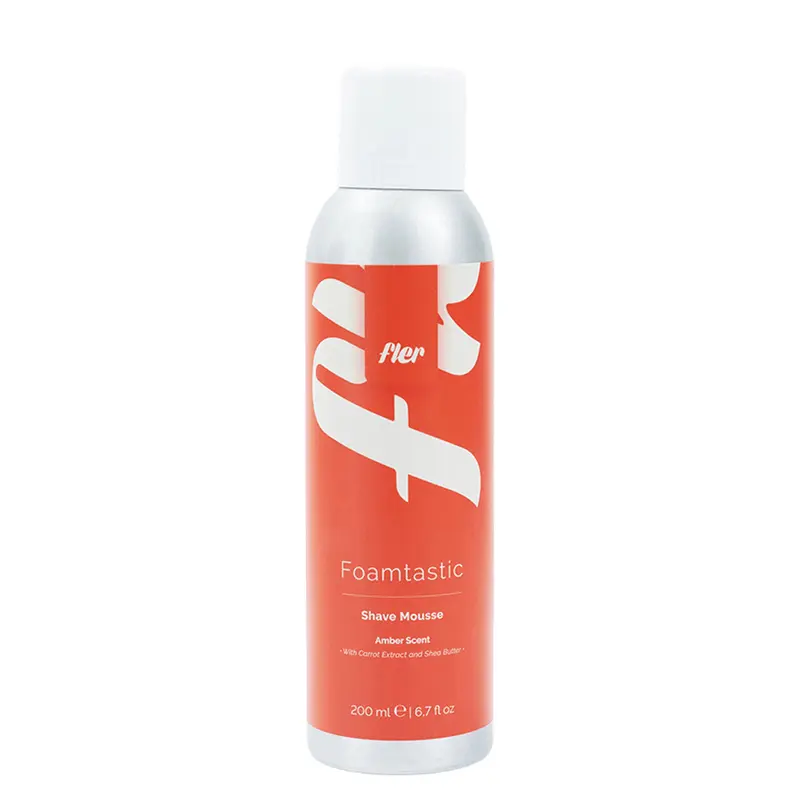 Fler Foamtastic Shave Mousse Amber Scent 200 ml