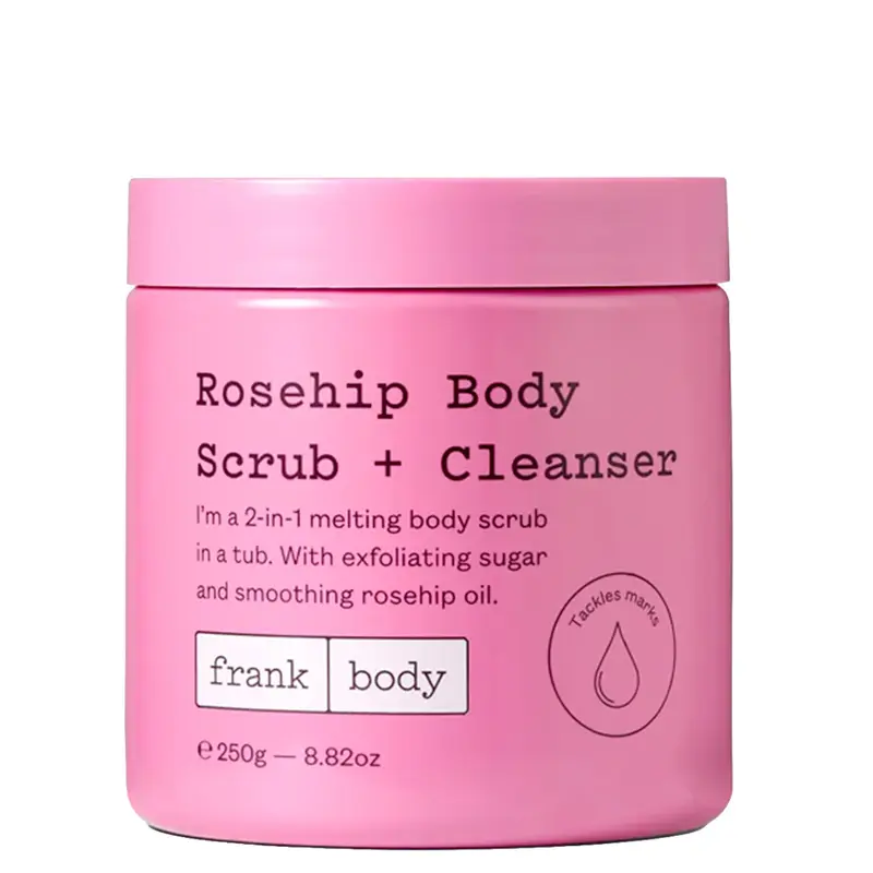 Frank Body Rosehip Body Scrub + Cleanser 250 ml